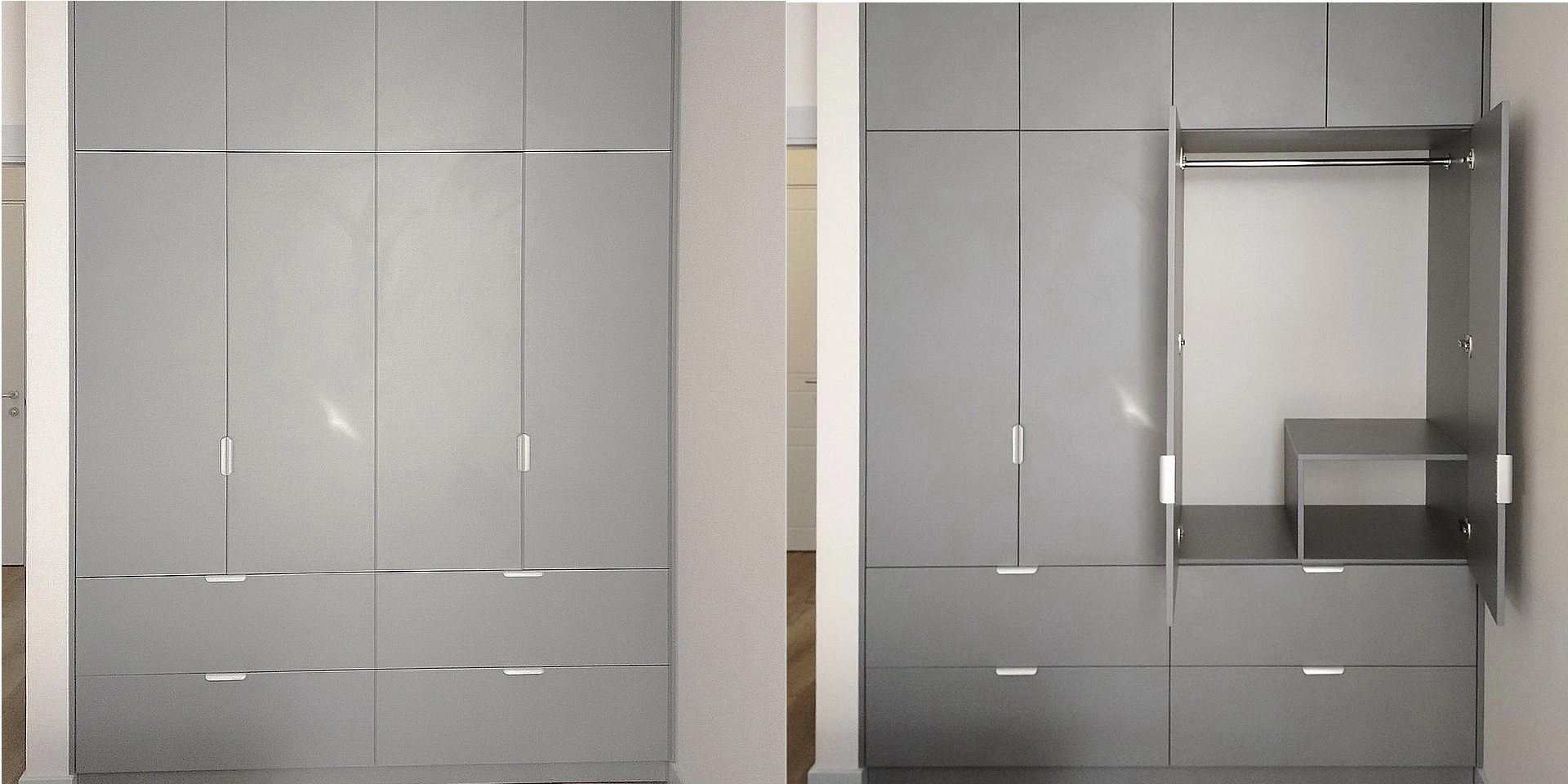 Шафа розпашна сіра